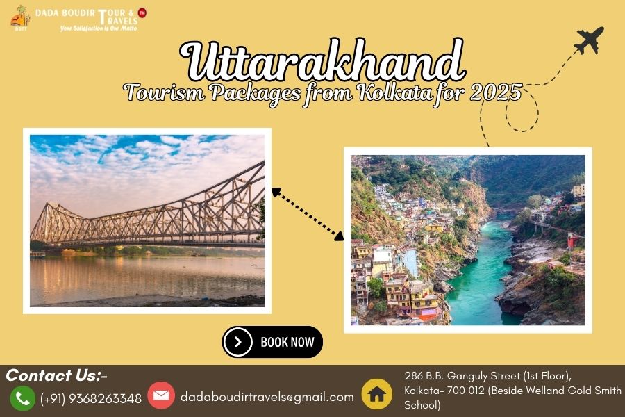 Uttarakhand Tourism Packages from Kolkata for 2025